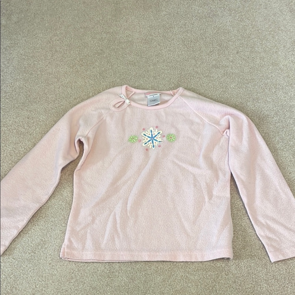 St. Eve | Vintage Pink Snowflake Embellished Top